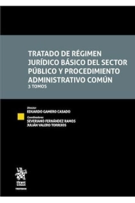 Cubierta de Tratado de régimen jurídico básico del sector público y procedimiento administrativo común