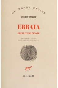 Coberta de Errata récits d'une pensée