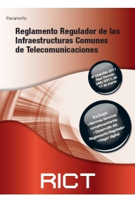 Cubierta de RICT Reglamento regulador de infraestructuras de telecomunicaciones