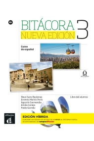 Cubierta de Bitácora 3 Nueva edición Ed. Híbrida Libro del alumno B1