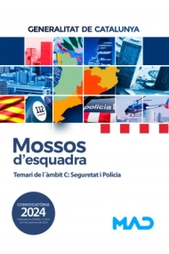 Cubierta de Mossos d`Esquadra. Temari de l´àmbit C: Seguretat i Policia