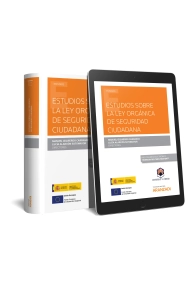 Cubierta de Estudios sobre la Ley Orgánica de Seguridad Ciudadana   (Papel + e-book)