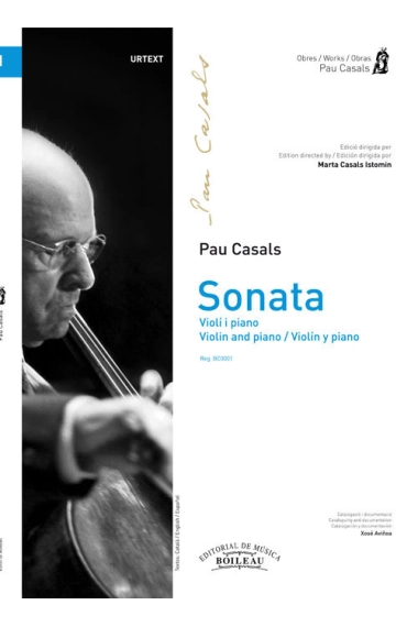Coberta de Sonata — Pau Casals