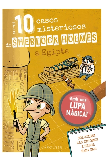 Cubierta de Els 10 casos misteriosos de Sherlock Holmes a Egipte — Sandra Lebrun