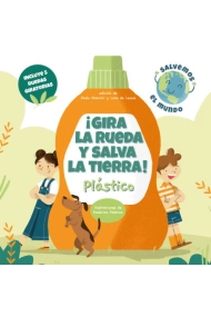Coberta de ¡GIRA LA RUEDA Y SALVA LA TIERRA PLASTICO! (VVKIDS