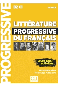 Cubierta de Littérature progressive du français - Niveau avancé B2 - C1. Livre 