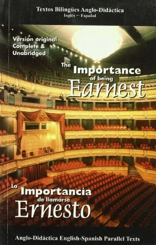 Coberta de IMPORTANCIA DE LLAMARSE ERNESTO, LA (BILINGUE)