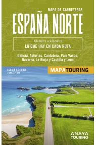 Cubierta de Mapa de carreteras de España Norte 1:340.000