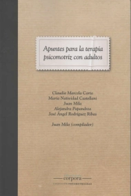 Coberta de Apuntes para la terapia psicomotriz con adultos