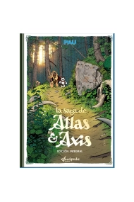 Cubierta de La Saga de Atlas & Axis.