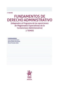 Cubierta de Fundamentos de Derecho Administrativo 2ª Ed 2 tomos