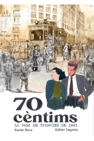 Cubierta de 70 Cèntims. La vaga dels tramvies de 1951
