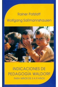 Cubierta de Indicaciones de pedagogía Waldorf. Para niños de 3 a 9 años