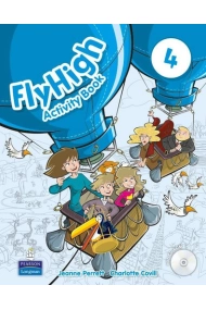Cubierta de Fly High Level 4 Activity Book and CD ROM Pack