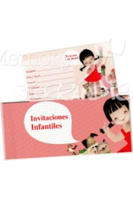 Coberta de Talonario Invitación Infantil (15 invitaciones) -Ferrándiz-