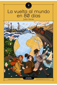 Cubierta de La vuelta al mundo en 80 días