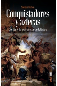 Cubierta de Conquistadores y aztecas