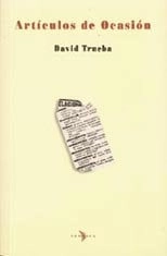 Cubierta de Artículos de ocasión — David Trueba
