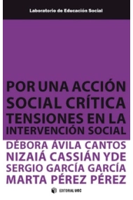 Cubierta de Por una acción social crítica. Tensiones en la intervención social