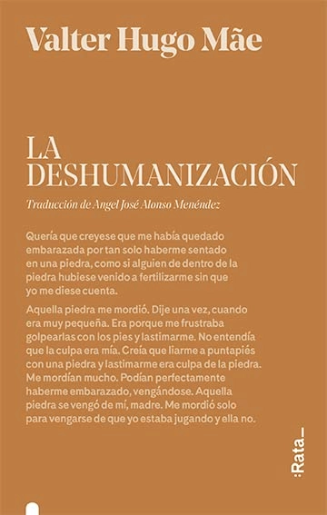 Cover of La deshumanización — Valter Hugo Mãe