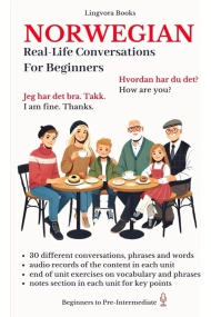Cover of Norwegian: Real-Life Conversation for Beginners (with audios)