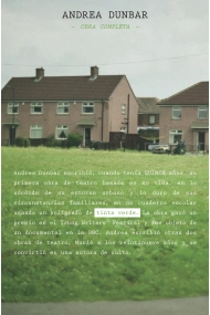 Cubierta de Andrea Dunbar. Obra completa