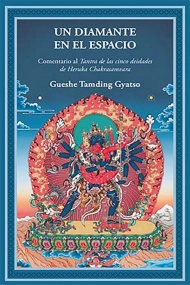 Cubierta de Un diamante en el espacio. Comentario al tantra de las cinco deidades de Heruka Chakrasamvara