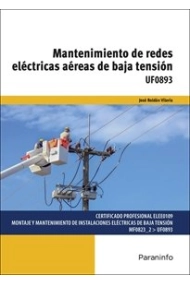 Cubierta de Mantenimiento de redes eléctricas aéreas de baja tensión