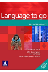 Coberta de Language to go. Pre-Intermediate Student's with Phrasebook