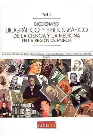 Coberta de Diccionario Biográfico y Bibliográfico de la Ciencia y la Medicina en la Región de Murcia