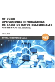 Cubierta de UF 0322 Aplicaciones informáticas de bases de datos relacionales
