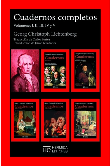 Cubierta de Caja Cuadernos completos — Georg Christoph Lichtenberg