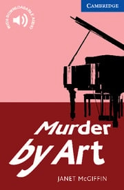 Cubierta de Murder by Art Level 5 Upper Intermediate