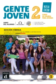 Cover von Gente joven 2 A1-A2 Nueva edición Ed. Híbrida Libro del alumno