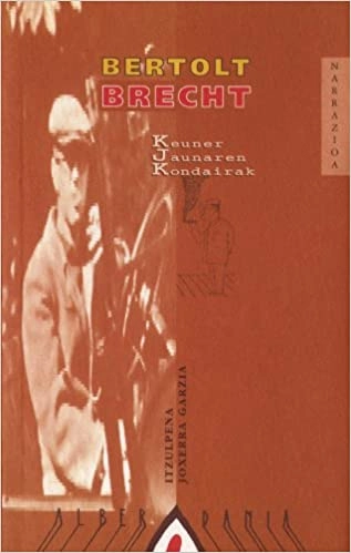 Cubierta de Keuner jaunaren kondairak — Bertolt Brecht