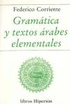 Coberta de Gramática y textos árabes elementales
