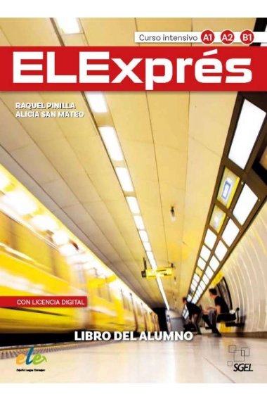 Cover of Elexprés Tercera edición - Libro del alumno — Raquel Pinilla Gómez and Alicia San Mateo Valdehíta