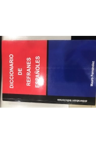 Coberta de Diccionario de refranes españoles