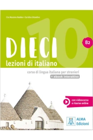 Cubierta de Dieci B2  Lezioni di italiano. Libro + ebook interattivo 