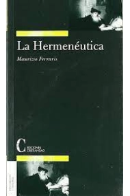 Cubierta de La Hermenéutica