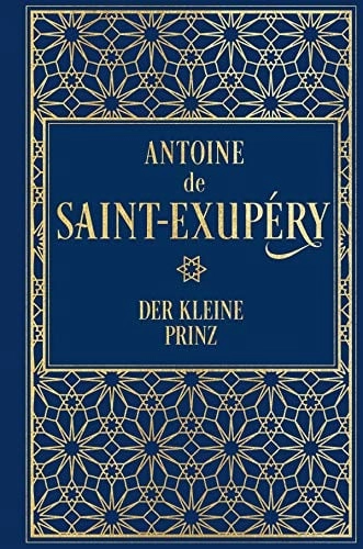 Coberta de Der kleine Prinz (mit den farbigen Illustrationen des Autors): Halbleinen