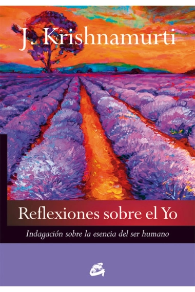 Cubierta de Reflexiones sobre el yo — Jiddu Krishnamurti