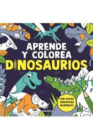 Cover von Aprende y colorea: Dinosaurios