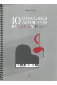 Cover of 10 canciones asturianes pa gaita y pianu