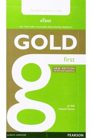 Cubierta de GOLD FIRST NEW EDITION ETEXT STUDENT ACCESS CARD