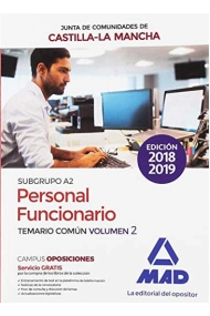 Cover von Personal Funcionario (Subgrupo A2) de la Administración de la Junta de Comunidades de Castilla-La Mancha. Temario común volumen 2