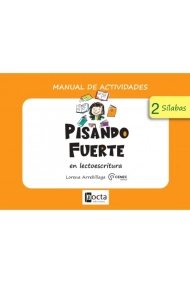 Cubierta de PISANDO FUERTE en lectoescritura. MANUAL DE ACTIVIDADES - Sílabas