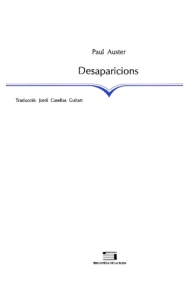 Cover of Desaparicions