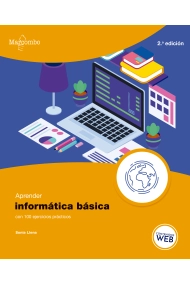 Cubierta de Aprender informática básica con 100 ejercicios prácticos