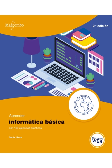 Coberta de Aprender informática básica con 100 ejercicios prácticos — Sònia Llena Hurtado
